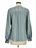Lee 100% Polyester Teal Long Sleeve Blouse Size M - photo 2