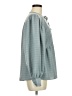 Lee 100% Polyester Teal Long Sleeve Blouse Size M - photo 4
