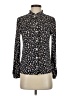 Kaileigh Animal Print Ivory Long Sleeve Blouse Size S - photo 1