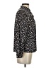 Kaileigh Animal Print Ivory Long Sleeve Blouse Size S - photo 4