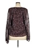 Evereve 100% Polyester Burgundy 3/4 Sleeve Blouse Size XL - photo 2