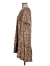 A New Day 100% Polyester Animal Print Brown Casual Dress Size M - photo 5