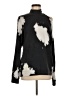 LA Made Tie-dye Black Turtleneck Sweater Size M - photo 1