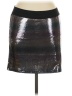 Derek Heart Metallic Silver Faux Leather Skirt Size L - photo 1