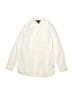 Ralph Lauren Solid Ivory Long Sleeve Button-Down Shirt Size 10 - photo 1