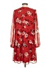 89th & Madison 100% Polyester Print Red Casual Dress Size S - photo 2