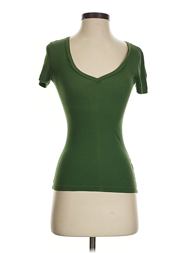 Pre-owned Jcrew Short Sleeve T-shirt In Green