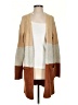 A New Day Color Block Brown Cardigan Size S - photo 1
