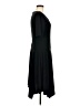 Ann Taylor Solid Black Casual Dress Size 6 - photo 4