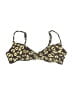 Solid & Striped Animal Print Gold Brown Swimsuit Top Size XXS (estimated) - photo 1