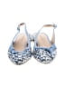 Talbots Print Blue Flats Size 7 1/2 - photo 2