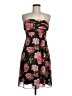 The Limited 100% Polyester Floral Black Cocktail Dress Size 6 - photo 1