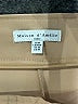Maison d' Amelie Solid Tan Casual Pants Size M - photo 4