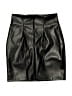 Assorted Brands Solid Black Faux Leather Skirt Size S - photo 2