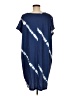 Shein Tie-dye Blue Casual Dress Size 6 - photo 2