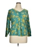 Cato Teal 3/4 Sleeve Blouse Size XL - photo 1