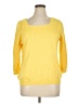Joseph A. Yellow Pullover Sweater Size XL - photo 1