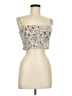 City Triangles 100% Rayon Floral Ivory Sleeveless Blouse Size M - photo 1