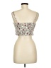 City Triangles 100% Rayon Floral Ivory Sleeveless Blouse Size M - photo 2