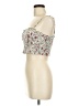 City Triangles 100% Rayon Floral Ivory Sleeveless Blouse Size M - photo 5
