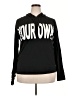 ON FIRE 100% Cotton Black Pullover Hoodie Size 2X - photo 1