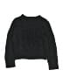 Aqua 100% Acrylic Solid Black Pullover Sweater Size 9 - 10 - photo 1