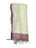 Unbranded Burgundy White Scarf One size - photo 2
