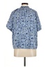 Ann Taylor LOFT Paisley Blue Short Sleeve Blouse Size M - photo 1