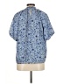 Ann Taylor LOFT Paisley Blue Short Sleeve Blouse Size M - photo 2