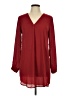 Forever 21 Burgundy Long Sleeve Blouse Size L - photo 1