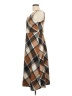 Shein 100% Polyester Argyle Brown Casual Dress Size 6 - photo 5
