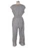 Chloe+Rene Stripes Gray Jumpsuit Size XL (petite) - photo 2