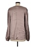 She + Sky 100% Polyester Metallic Brown Long Sleeve Blouse Size M - photo 2
