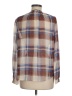 Joie Plaid Brown Long Sleeve Button-Down Shirt Size M - photo 2