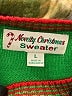 Ugly Christmas Sweater 100% Acrylic Green Pullover Sweater Size L - photo 7