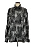 Akira 100% Polyester Print Black Long Sleeve Blouse Size M - photo 1