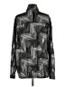Akira 100% Polyester Print Black Long Sleeve Blouse Size M - photo 2