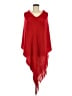 Assorted Brands 100% Acrylic Red Poncho Size Med - Lg - photo 1