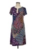 MSK Paisley Blue Casual Dress Size S - photo 1