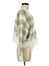 Just Polly 100% Acrylic Checkered-gingham Green Pullover Sweater Size M - photo 4