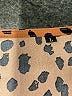 Unbranded 100% Polyester Animal Print Orange Casual Dress Size L - photo 4