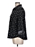 Adrienne Vittadini Stars Black 3/4 Sleeve Blouse Size L - photo 5