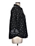 Adrienne Vittadini Stars Black 3/4 Sleeve Blouse Size L - photo 4