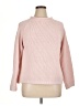 Claudia D. 100% Polyester Solid Pink Turtleneck Sweater Size XL - photo 1