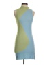 Unbranded 100% Viscose Color Block Blue Cocktail Dress Size S - photo 1