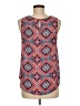 Xhilaration 100% Polyester Red Sleeveless Blouse Size M - photo 2