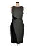 Classiques Entier Graphic Gray Cocktail Dress Size 8 - photo 1