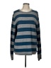 SONOMA life + style 100% Cotton Stripes Blue Pullover Sweater Size L - photo 1