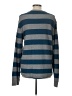 SONOMA life + style 100% Cotton Stripes Blue Pullover Sweater Size L - photo 2