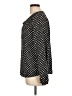 Croft & Barrow 100% Rayon Polka Dots Black Long Sleeve Blouse Size L - photo 5